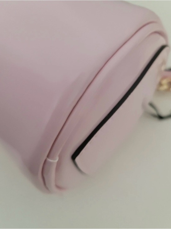 Juicy Couture Pink Patent Barrel Shoulder Bag with Gold Chain Charm NWT main image 9